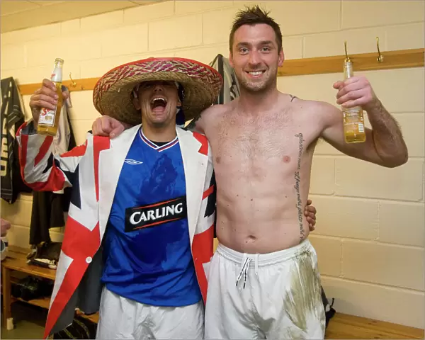 Rangers Football Club: Novo and McGregor's Title-Winning Moment in the Dressing Room (SPL Champions 2009-2010)
