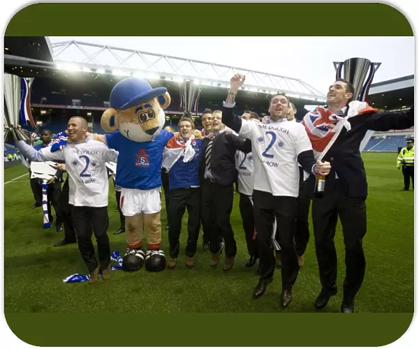 Rangers Football Club: Celebrating SPL Title Win at Ibrox (2009-2010)