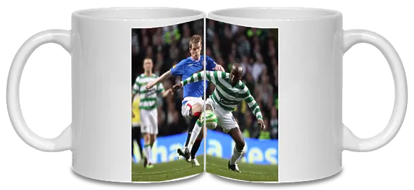Steven Davis vs. Landry Nguemo: A Pivotal Moment in the Clydesdale Bank Scottish Premier League Clash: Celtic's 2-1 Victory over Rangers