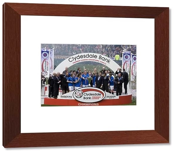 Rangers FC: SPL Champions 2023 - Celebrating Victory with Motherwell at Ibrox Stadium