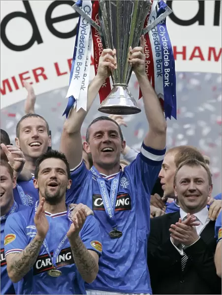 Rangers Football Club: David Weir's Glorious Lift of the SPL Trophy at Ibrox Stadium