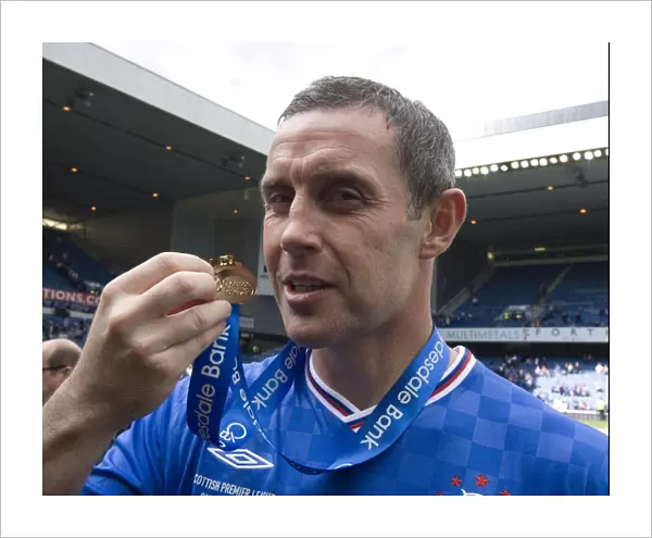 Rangers Football Club: David Weir's Glory with the Scottish Premier League Champion Medal at Ibrox Stadium