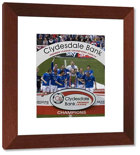Rangers FC: SPL Champions 2023 - Celebrating Victory with Motherwell: Trophy Presentation at Ibrox Stadium