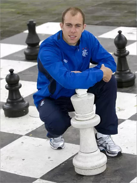 Rangers Whittaker Amidst Chess Set: A Unique Moment at Sydney Festival of Football 2010