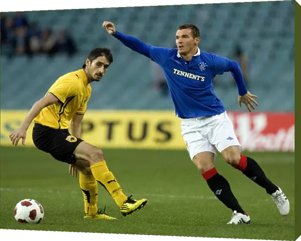Rangers vs AEK Athens: McCulloch vs Jahic Clash at Sydney Football Stadium (Sydney Festival of Football 2010)