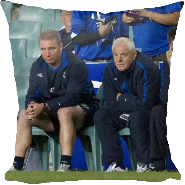 Rangers FC Coaches Deep in Discussion at Sydney Festival of Football 2010: Ally McCoist, Walter Smith, Jim Stewart, and Pip Yates