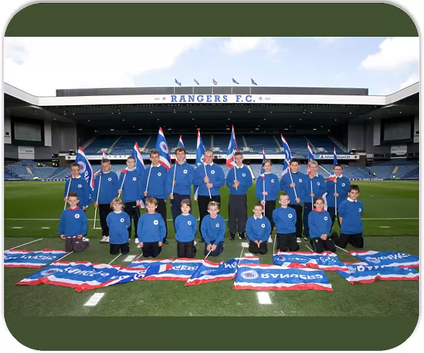 Rangers 4-0 Dundee United: Triumphant Flag Procession at Ibrox Stadium, Clydesdale Bank Scottish Premier League