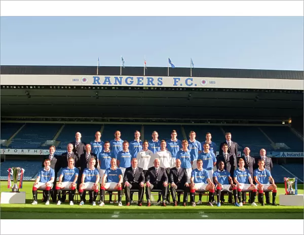 Soccer - Rangers Team Picture 2010  /  1011 - Ibrox Stadium