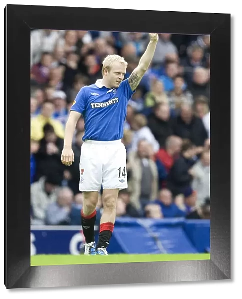 Rangers Steven Naismith: Jubilant Goal Scorer in 4-1 Scottish Premier League Victory over Motherwell at Ibrox