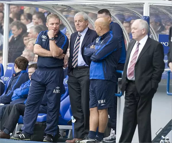 Ally McCoist and Walter Smith's Jubilant Moment: Rangers 4-1 Victory Over Motherwell at Ibrox