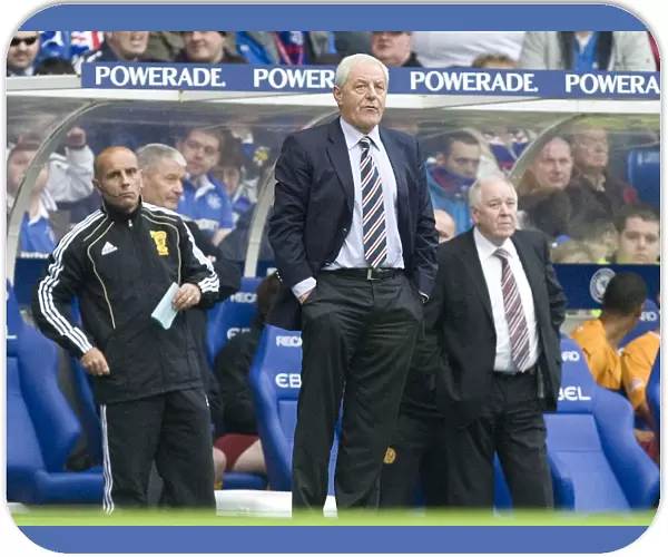 Walter Smith's Watchful Gaze: Rangers 4-1 Victory Against Motherwell in the Scottish Premier League