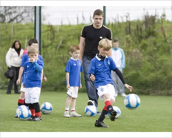 Rangers Football Club: Training with Kyle Hutton at Soccer School (October 10)
