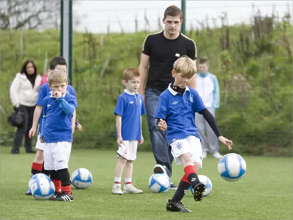 Rangers Football Club: Training with Kyle Hutton at Soccer School (October 10)