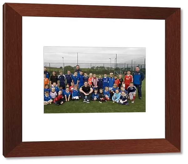 Rangers FC Soccer School: Kyle Hutton Training with East Kilbride Rangers (October 10)