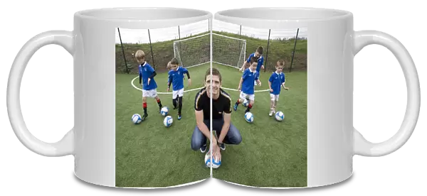 Rangers FC Soccer School: Kyle Hutton Training Session with East Kilbride Rangers (October 10)