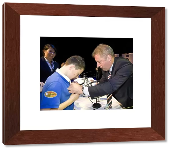 Rangers Football Club: Ally McCoist Engages with Fans at 2010 Junior AGM, SECC