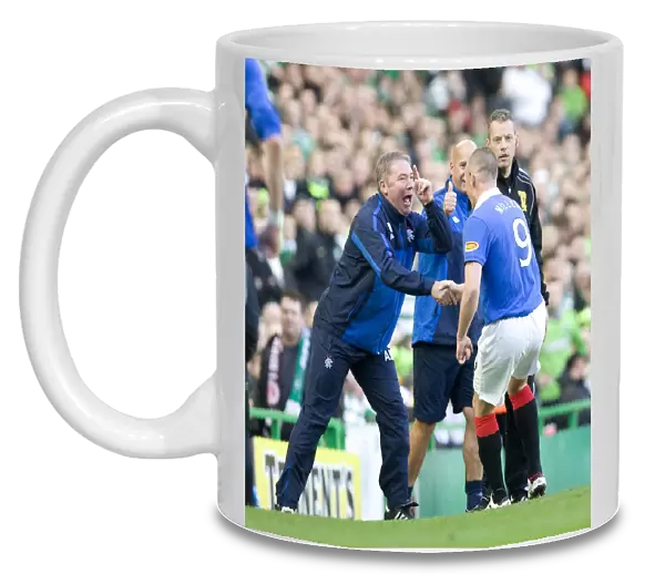 Rangers Kenny Miller's Euphoric Moment: 3-1 Goal Against Celtic (Ally McCoist Cheers)