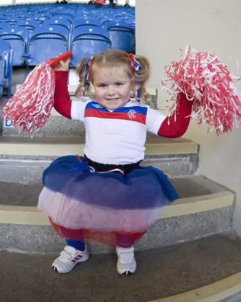 Halloween Fun at Ibrox: Rangers Kids Celebrate in Costumes Amidst a 1-1 Match vs Inverness Caledonian Thistle