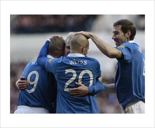 Euphoria Unleashed: Kenny Miller's Unforgettable Goal Celebration vs. Aberdeen (Rangers 2-0)