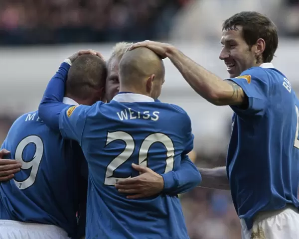 Euphoria Unleashed: Kenny Miller's Unforgettable Goal Celebration vs. Aberdeen (Rangers 2-0)