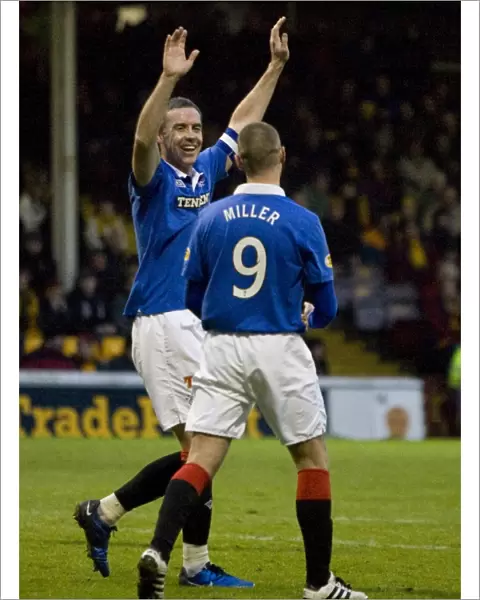 Rangers Triumph: Weir and Miller's Euphoric Moment Over Motherwell's Own Goal (1-4)