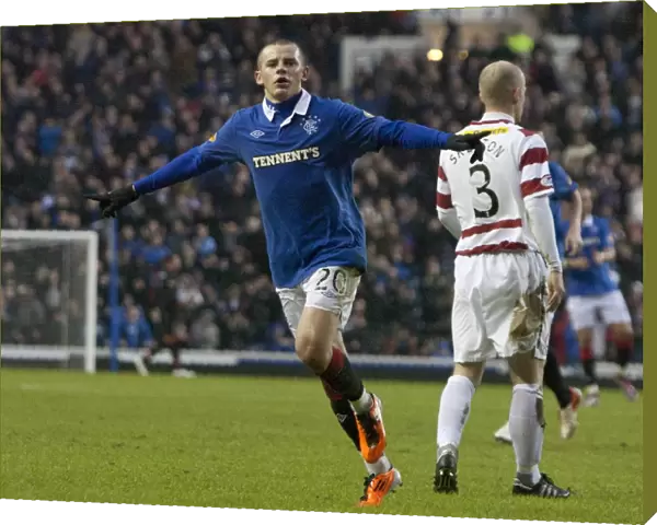 Rangers Vladimir Weiss Scores First Goal in Epic 4-0 Victory over Hamilton (Clydesdale Bank Premier League)
