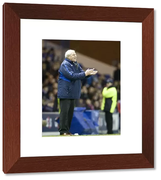 Rangers Manager Walter Smith Celebrates 1-0 Victory Over Inverness Caledonian Thistle