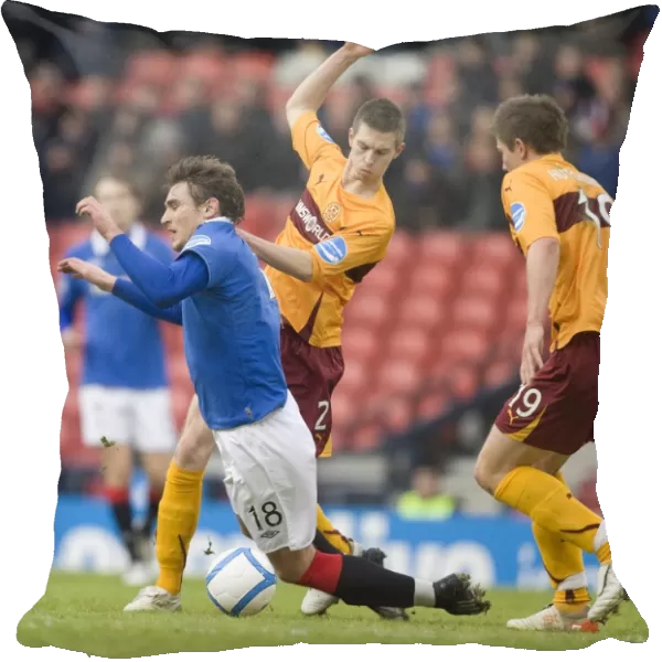 Drama at the Scottish Cup Semi-Final: Jelavic Fouled as Rangers Hold On to a 2-1 Lead over Motherwell