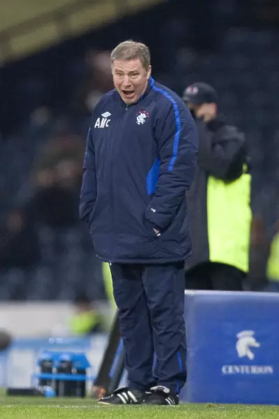 Ally McCoist Spurs On Rangers in Scottish Cup Semi-Final at Hampden Park (2-1 Lead)