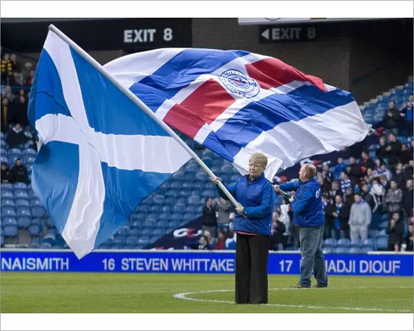 Rangers Triumphant 6-0 Victory Over Motherwell: A Flag-Waving Celebration at Ibrox Stadium