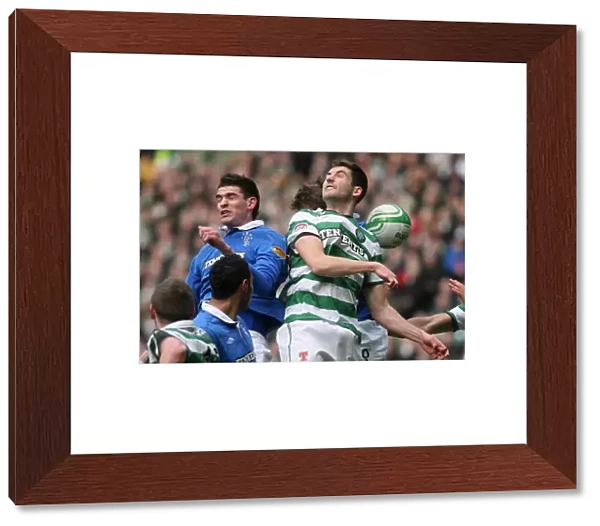 Celtic's Triumph: Kyle Lafferty vs. Charlie Mulgrew - A Pivotal Moment in the 3-0 Clash (Rangers vs. Celtic, Clydesdale Bank Scottish Premier League)