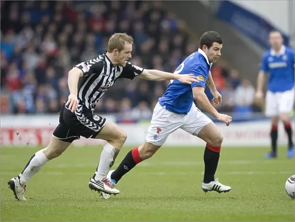 Richard Foster Scores the Winning Goal for Rangers Against St Mirren in Scottish Premier League