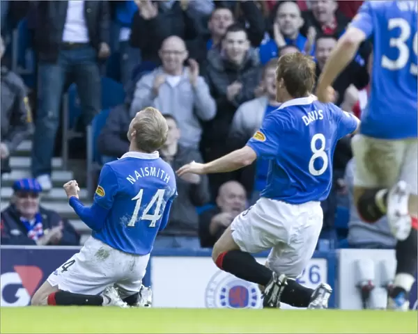 Steven Naismith's Dramatic Goal: Rangers 2-3 Dundee United in the Clydesdale Bank Scottish Premier League at Ibrox Stadium