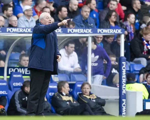 Rangers Manager Walter Smith Rallies Team Spirit: 2-3 Down Against Dundee United at Ibrox Stadium