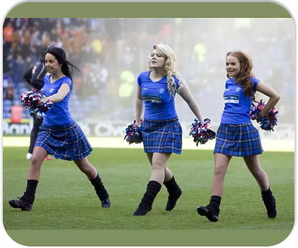 Rangers Thrilling 3-2 Comeback: Cheerleaders Euphoric Victory Dance (Rangers 2-3 Dundee United)