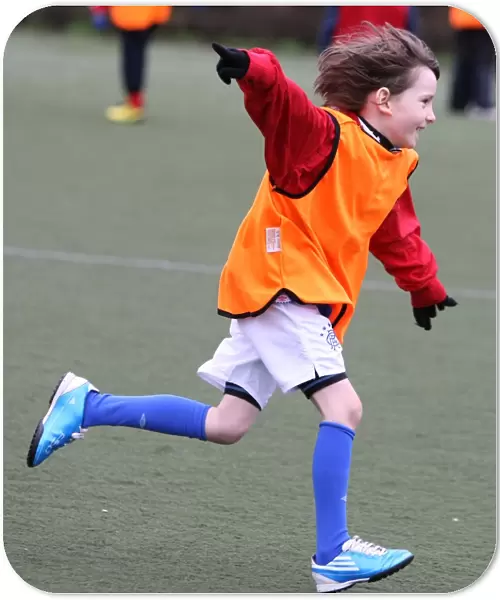 Easter Soccer School: Young Rangers in Action at Ibrox Complex