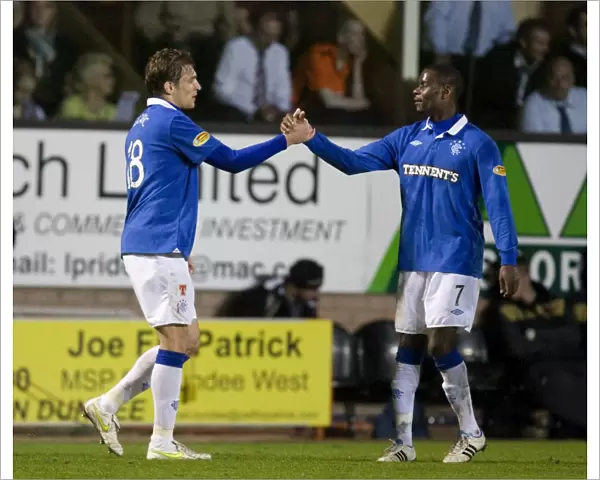 Rangers Jelavic and Edu in Glory: 4-Goal Blitz vs. Dundee United (Clydesdale Bank Scottish Premier League)