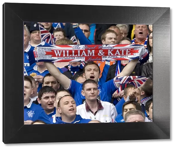 Intense Rivalry Unfolds at Ibrox: A Sea of Rangers Scarves Amidst the 0-0 Stalemate