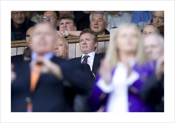 Craig Whyte's Historic Debut: Rangers 4-0 Hearts in the Ibrox Directors Box (Clydesdale Bank Scottish Premier League)