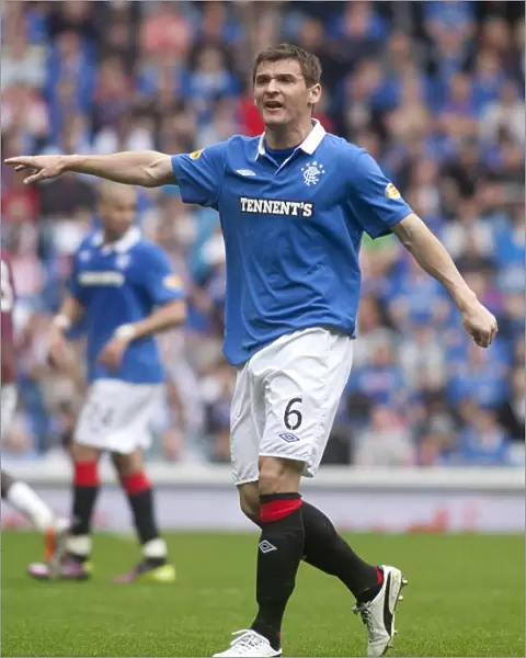 Rangers Lee McCulloch's Triumphant Return: 4-0 Victory Over Heart of Midlothian in the Scottish Premier League at Ibrox