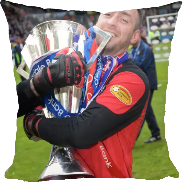 Rangers FC: Allan McGregor's Triumphant Celebration - SPL Championship Win Against Kilmarnock at Rugby Park (2010-11)