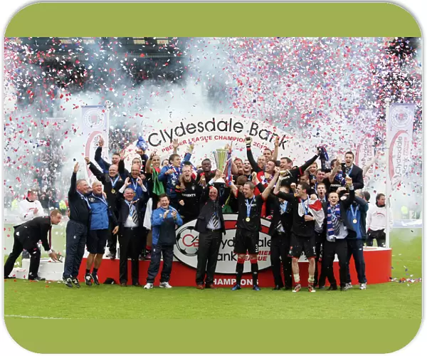 Rangers FC: 2010-11 Clydesdale Bank Scottish Premier League Champions - Celebrating Victory at Kilmarnock's Rugby Park
