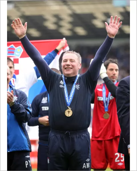 Rangers Football Club: Ally McCoist's Championship Triumph at Rugby Park - SPL Victory (2010-11)