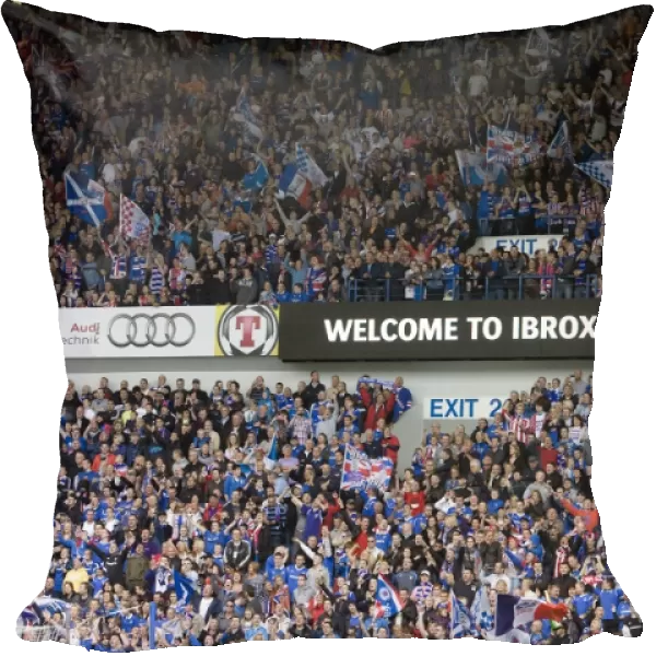 Rangers Football Club: Ibrox Stadium - Euphoric Fans Celebrate 2010-11 SPL Championship Win