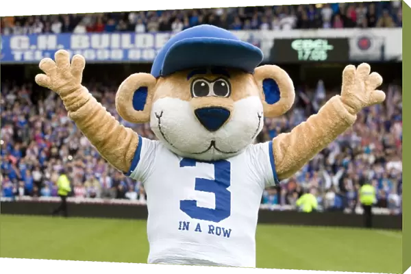 Rangers Football Club: Champions Celebration - Broxi Bear's Triumph at Ibrox Stadium (SPL 2010-11)