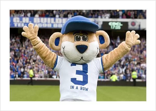 Rangers Football Club: Champions Celebration - Broxi Bear's Triumph at Ibrox Stadium (SPL 2010-11)