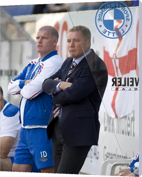 Ally McCoist and Ian Durrant Witness Rangers 1-0 Pre-Season Victory Over Sportfreunde Lotte at Solartechnics Arena