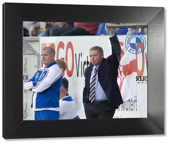 Ally McCoist and Ian Durrant Witness Rangers FC's 1-0 Deficit Against Sportfreunde Lotte (Pre-Season Friendly)