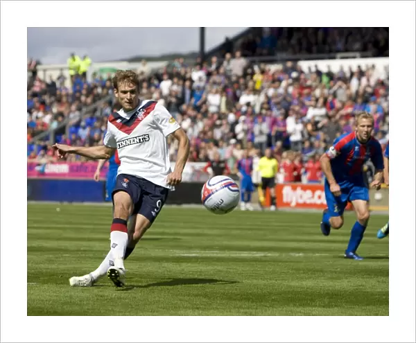 Rangers Nikica Jelavic Scores Penalty: 0-2 Rangers vs Inverness Caledonian Stadium (Clydesdale Bank Scottish Premier League)