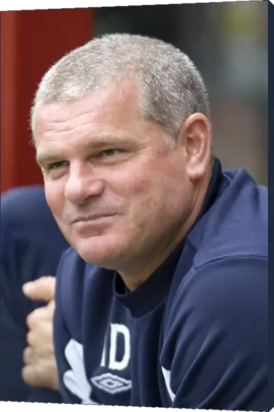 Ian Durrant and Rangers Celebrate 3-0 Victory Over Motherwell in the Scottish Premier League